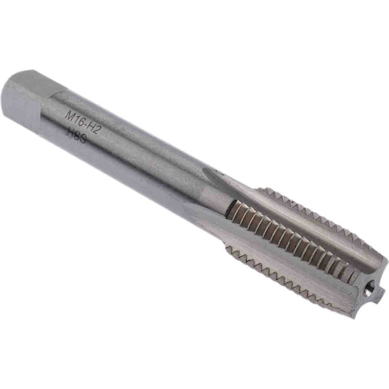 1 pcs - RS PRO Threading Tap, M16 Thread, 2.0mm Pitch, Metric Standard, Hand Tap