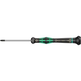 1 pcs - Wera Tamperproof Torx Precision Screwdriver, T7 Tip, 60 mm Blade, 157 mm Overall