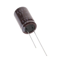 1 pcs : EKXL451ELL270MK20S - CAP ALUM 27UF 20% 450V RADIAL TH