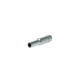 1 pcs - Teng Tools 1/4 in Drive 6mm Deep Socket, 6 point, 49.5 mm Overall Length