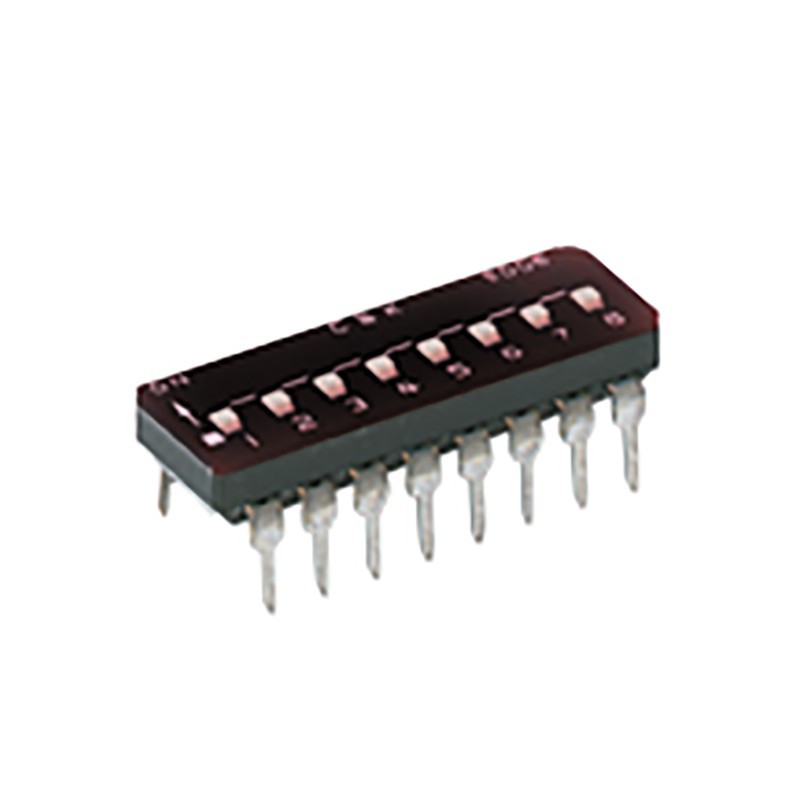 2 pcs - C & K Through Hole DIP Switch SPST