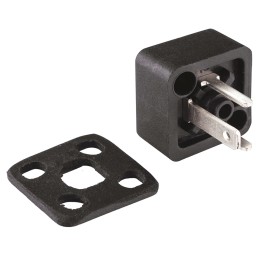 5 pcs - RS PRO 2P+E DIN 43650, Male Solenoid Valve Connector, 250 V ac Voltage