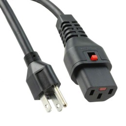 1 pcs : IL13-US1-SVT-3100-275 - CORD 18AWG NEMA5-15P - IEC320 9'