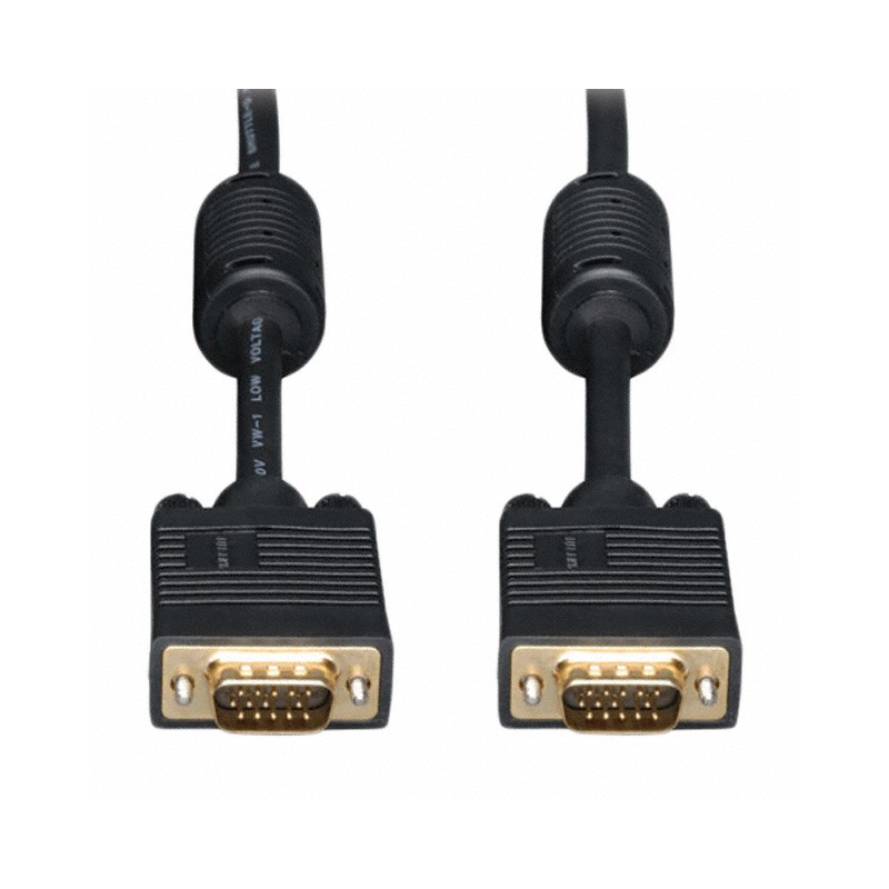 1 pcs : P502-010-SM - CABLE ASSY HD15 SHLD BLACK 3.05M