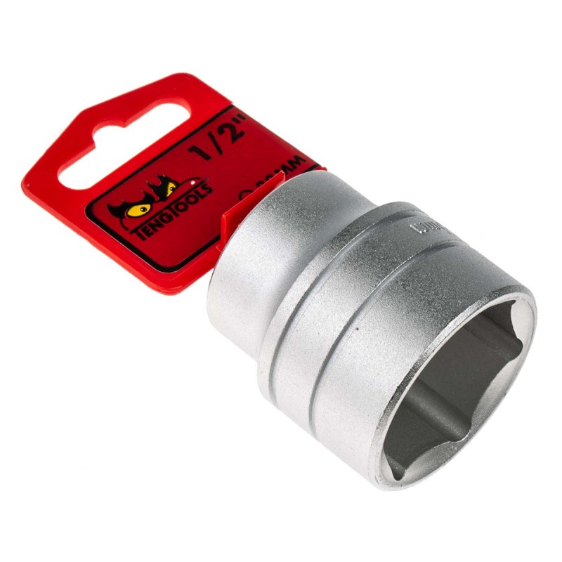 1 pcs - Teng Tools 1/2 in Drive 33mm Standard Socket, 6 point, 45.5 mm Overall Length