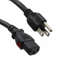 1 pcs : P007-L03 - IEC-320-C13 TO NEMA 5-15P POWER