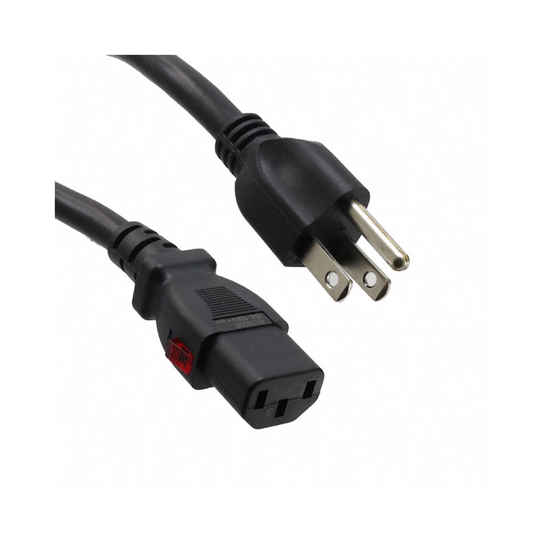 1 pcs : P007-L03 - IEC-320-C13 TO NEMA 5-15P POWER