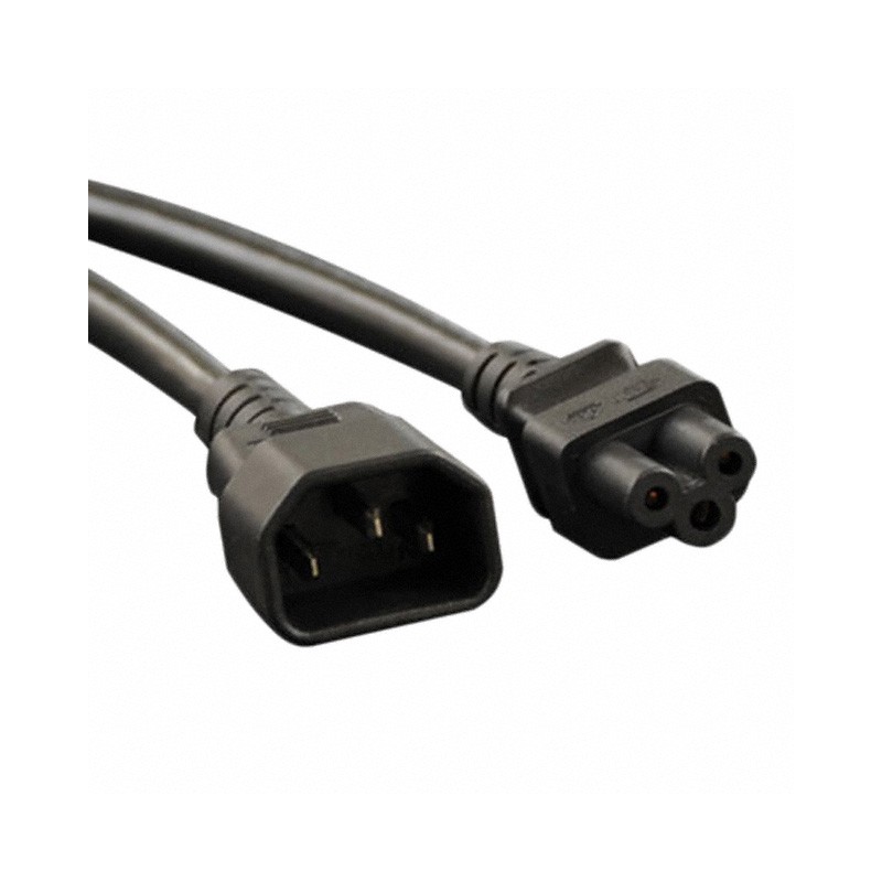 1 pcs : P014-06N - CORD 18AWG IEC320-C14 - C5 0.5'