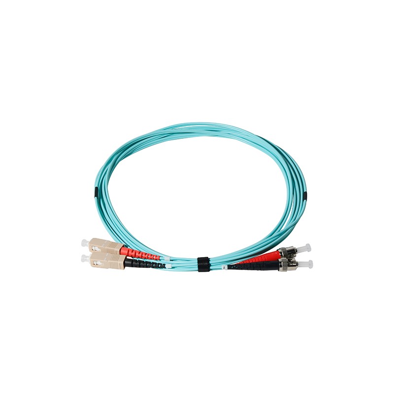 1 pcs : ADT-PC-SCST-OM3DX-RAQ-3M - SC-ST OM3 Duplex Fiber Jumper 3M