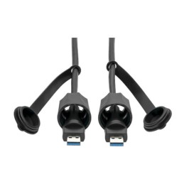 1 pcs : U325-003-IND - CBL A PLUG TO A PLUG W/COUPL 3'