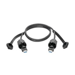 1 pcs : U325-003-IND - CBL A PLUG TO A PLUG W/COUPL 3'