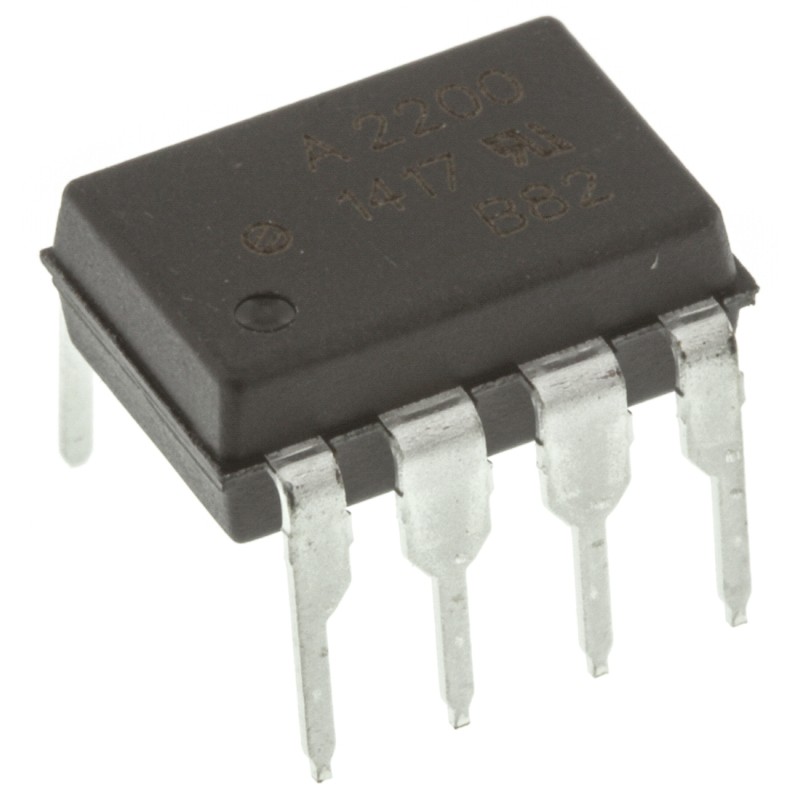 1 pcs - Broadcom, HCPL-2200-000E DC Input Logic Gate Output Optocoupler, Through Hole, 8-Pin DIP