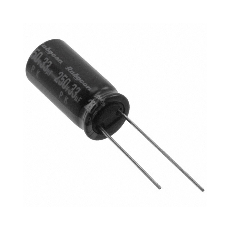 1 pcs : 250PK33MEFCT810X20 - CAP ALUM 33UF 20% 250V RADIAL