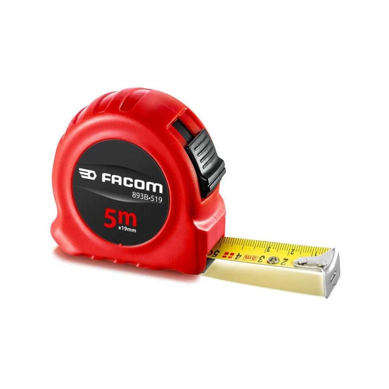 1 pcs - Facom 5m Tape Measure, Metric