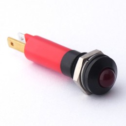 1 pcs - CML Innovative Technologies Panel Mount Indicator, 8mm Mounting Hole Size, Solder Tab Termination, IP67