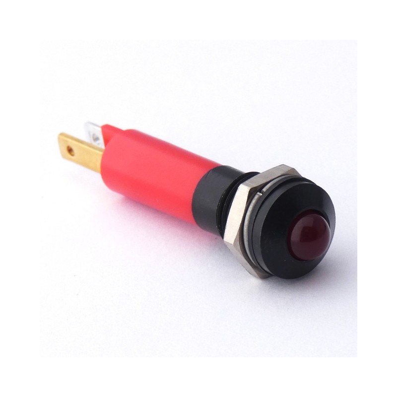1 pcs - CML Innovative Technologies Panel Mount Indicator, 8mm Mounting Hole Size, Solder Tab Termination, IP67