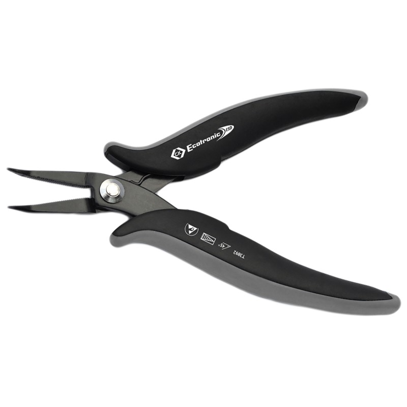 1 pcs - CK Round Nose Pliers, 152 mm Overall, 39mm Jaw