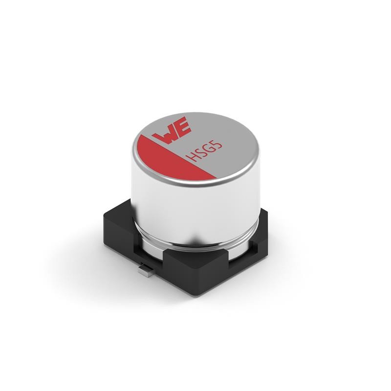 1 pcs : 875575344001 - CAP ALUM HYB 100UF 20% 16V SMD