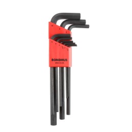 1 pcs - Bondhus 9 piece L Shape Metric Hex Key Set, 1.5 - 10mm