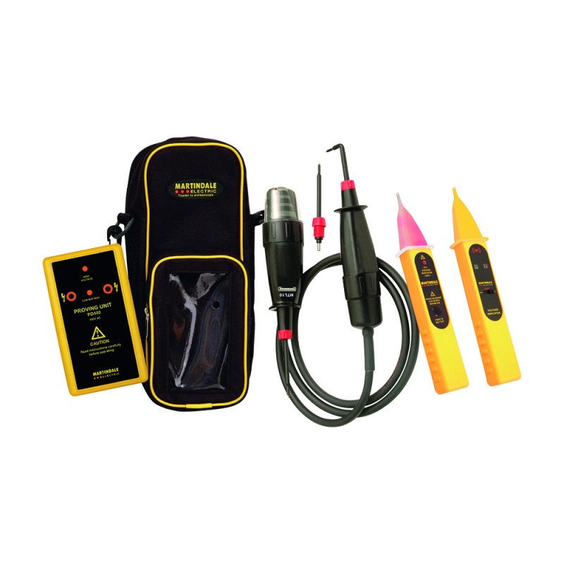 1 pcs - Martindale MARSMKIT5 Voltage Indicator & Proving Unit Kit, Kit Contents MTL10 Drummond AC/DC Test Lamp 600V CAT IV,