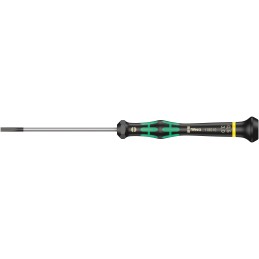 1 pcs - Wera Slotted Precision Screwdriver, 3 x 0.5 mm Tip, 80 mm Blade