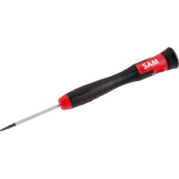 1 pcs - SAM Slotted Precision Screwdriver, 1.5 mm Tip, 50 mm Blade, 141 mm Overall