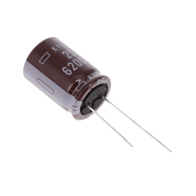 1 pcs : EKYC250ELL622MM25S - CAP ALUM 6200UF 20% 25V RADIAL