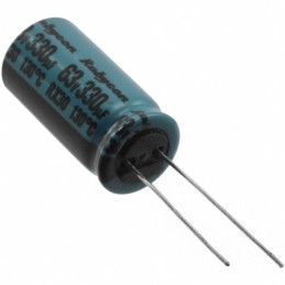 1 pcs : 63RX30330MG412.5X25 - CAP ALUM 330UF 20% 63V RADIAL