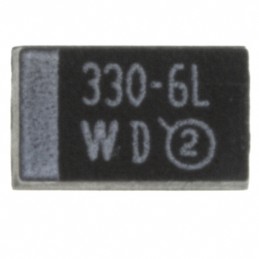 1 pcs : 593D337X96R3E2TE3 - CAP TANT 330UF 10% 6.3V 2917