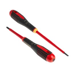 1 pcs - Bahco 10 Piece Electricians Tool Kit with Roll, VDE Approved