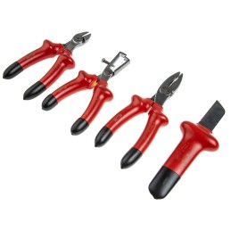 1 pcs - Bahco 10 Piece Electricians Tool Kit with Roll, VDE Approved