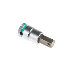 1 pcs - Wera 1/2 in Drive Bit Socket, Hex Bit, 14mm, 60 mm Overall Length