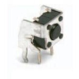 20 pcs - IP40 Black Button Tactile Switch, SPST 50 mA 3.5 (Dia.)mm Through Hole