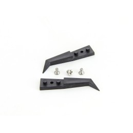 1 pcs - ideal-tek 36 mm, Carbon Fibre, Angle, Tweezer Tips