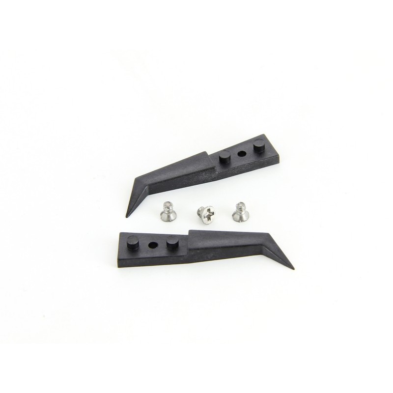 1 pcs - ideal-tek 36 mm, Carbon Fibre, Angle, Tweezer Tips