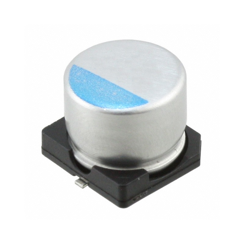 1 pcs : APXE100ARA221MH70G - CAP ALUM POLY 220UF 20% 10V SMD