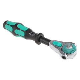 1 pcs - Wera 42-Piece Metric 1/4 in Standard Socket/Bit Set with Ratchet, 6 point, Hex Bit, Phillips Bit, Pozidriv Bit, Slotted