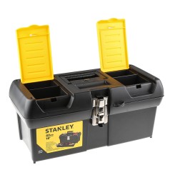 1 pcs - Stanley Plastic Tool Box, 411 x 199 x 185mm