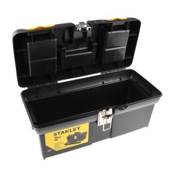 1 pcs - Stanley Plastic Tool Box, 411 x 199 x 185mm