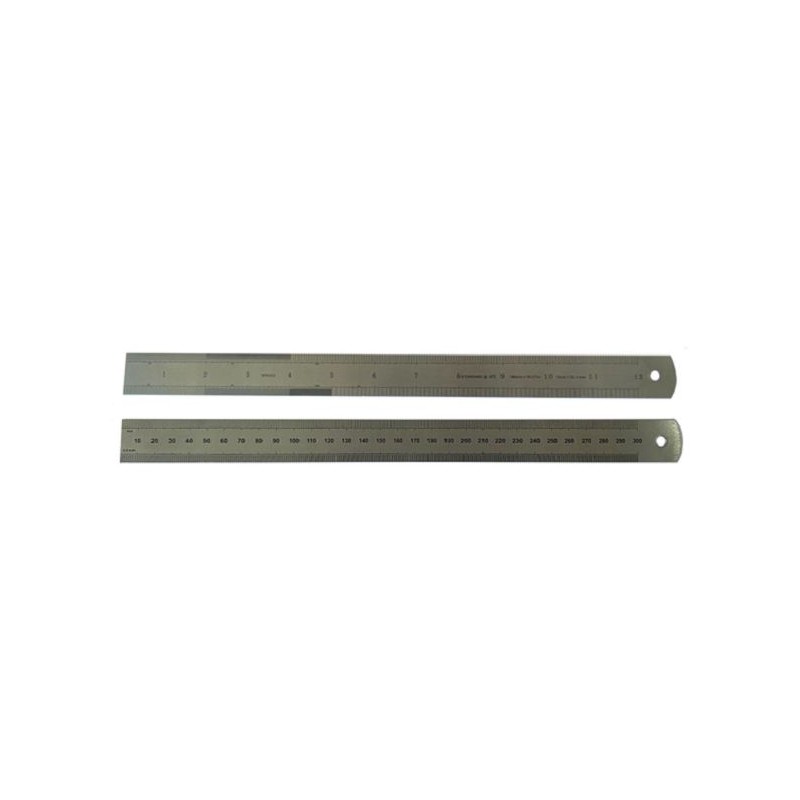 1 pcs - RS PRO 300mm Steel Imperial, Metric Ruler