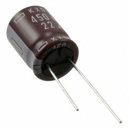 1 pcs : EKXG451ELL220ML20S - CAP ALUM 22UF 20% 450V RADIAL