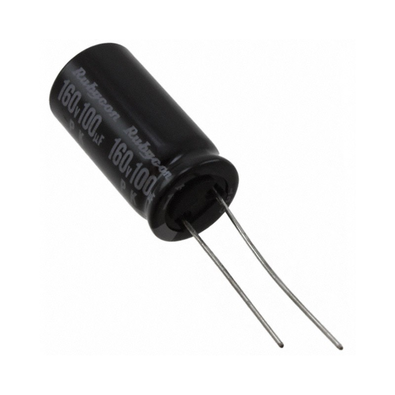 1 pcs : 160PK100MEFC12.5X25 - CAP ALUM 100UF 20% 160V RADIAL