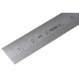 1 pcs - MikronTec 200mm Stainless Steel Metric Ruler