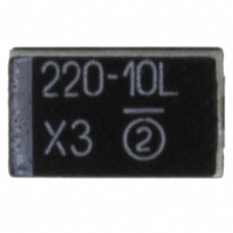 1 pcs : 593D227X9010E2TE3 - CAP TANT 220UF 10% 10V 2917