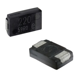 1 pcs : 337XMPL004MG19H - CAP ALUM POLY 330UF 20% 4V SMD
