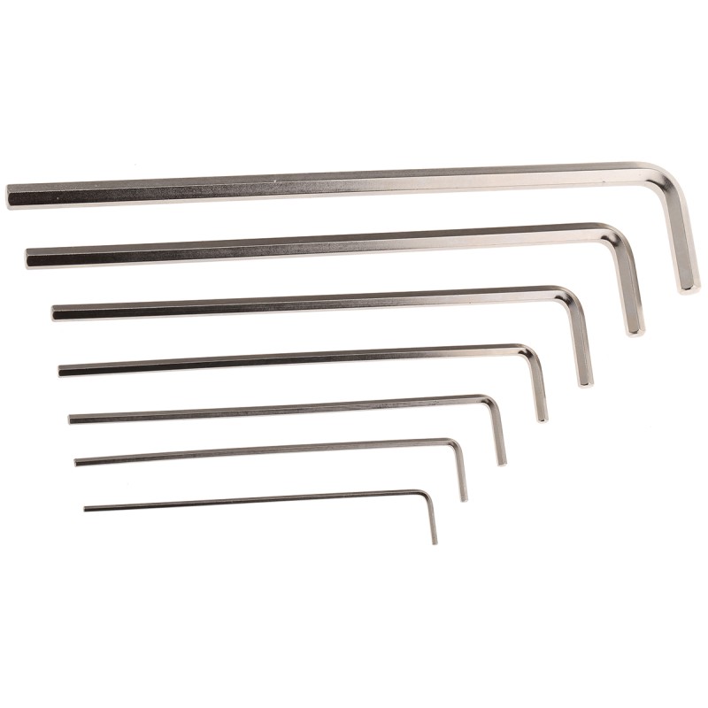1 pcs - Wiha Tools 7 piece L Shape Metric Hex Key Set, 1.5 - 6mm