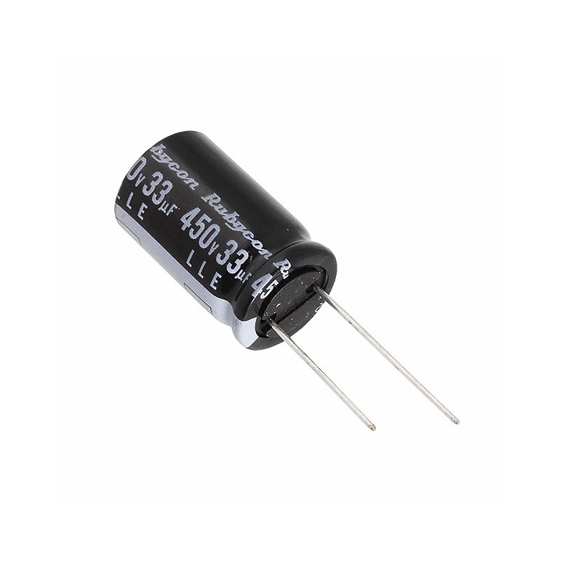 1 pcs : 450LLE33MEFC16X25 - CAP ALUM 33UF 20% 450V RADIAL