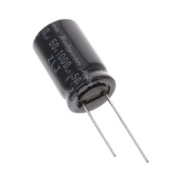 1 pcs : 50ZLJ1000M16X25 - CAP ALUM 1000UF 20% 50V RADIAL