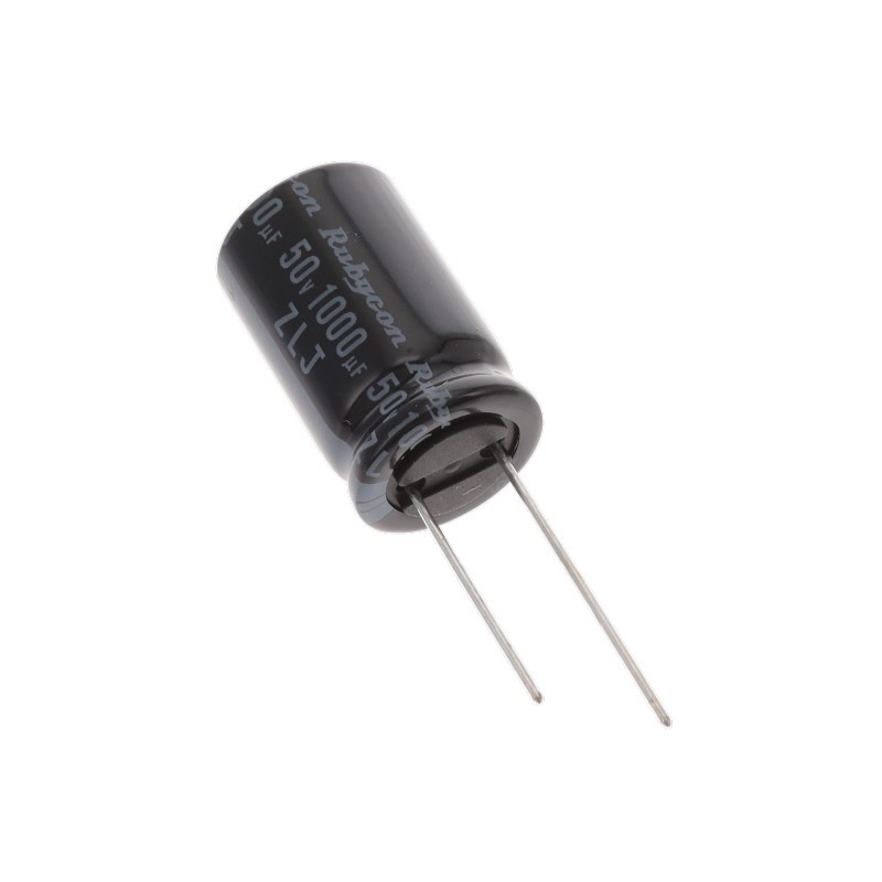 1 pcs : 50ZLJ1000M16X25 - CAP ALUM 1000UF 20% 50V RADIAL