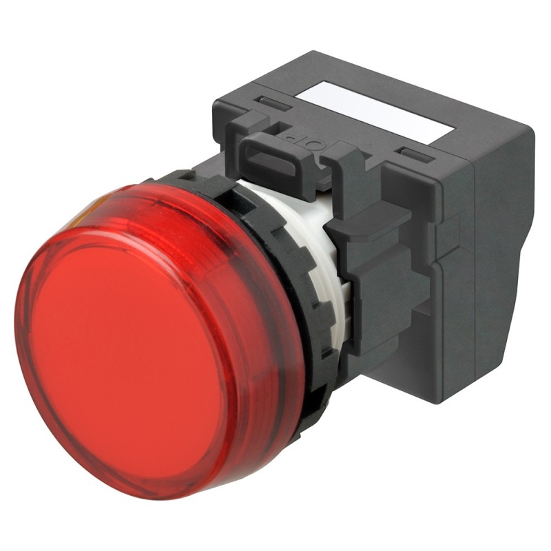 1 pcs - Omron M22N Series Red Indicator, 24V, 22mm Mounting Hole Size, IP66